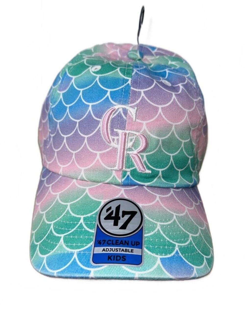 NWT '47 Brand Colorado Rockies Kids Adjustable Mermaid Scale Baseball Cap Hat